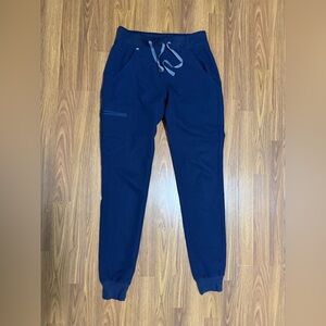 FIGS Zamora Navy cargo jogger scrub pants size XS/T.